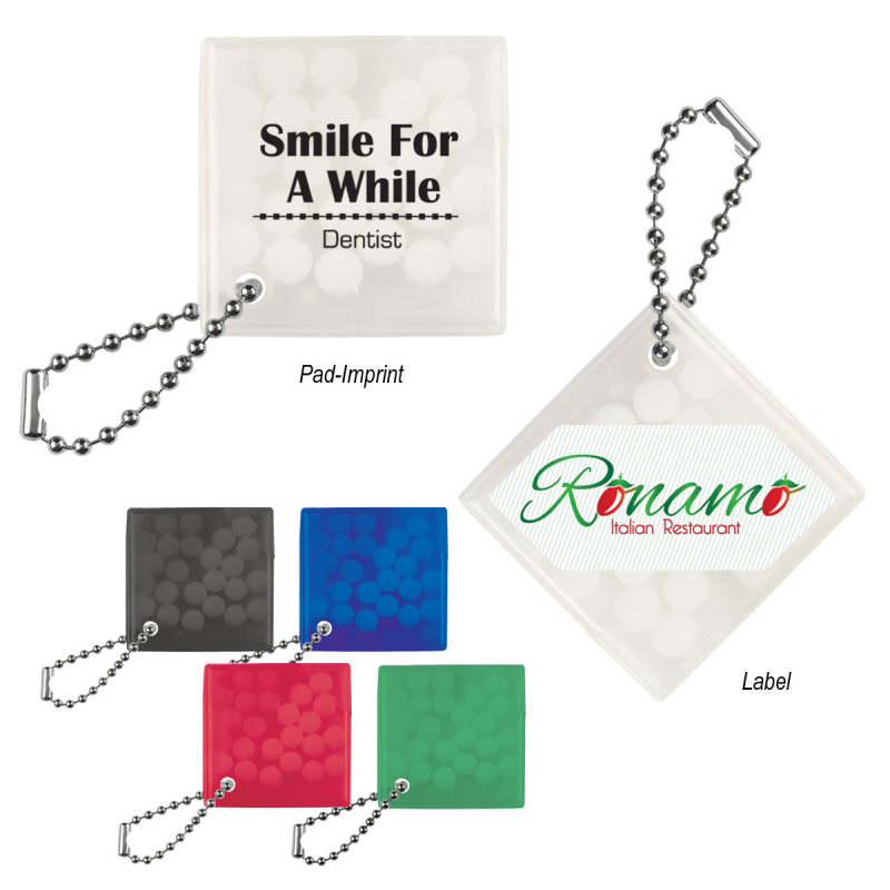 Square Key Chain With Mints