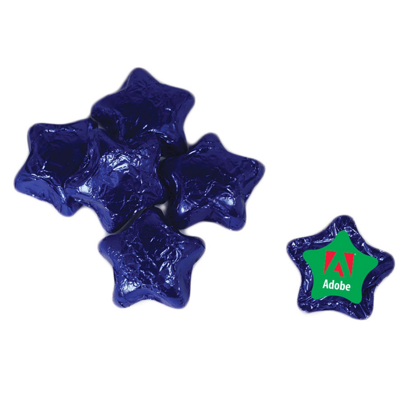 Individually Wrapped Chocolate Stars
