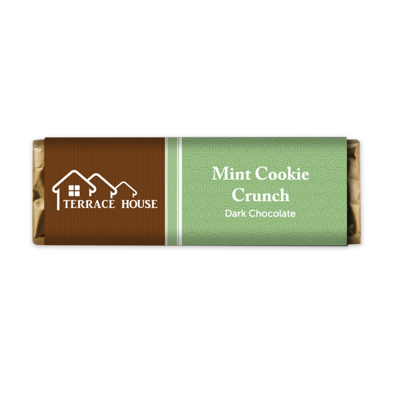 Dark Chocolate Mint Cookie Crunch Candy Bar