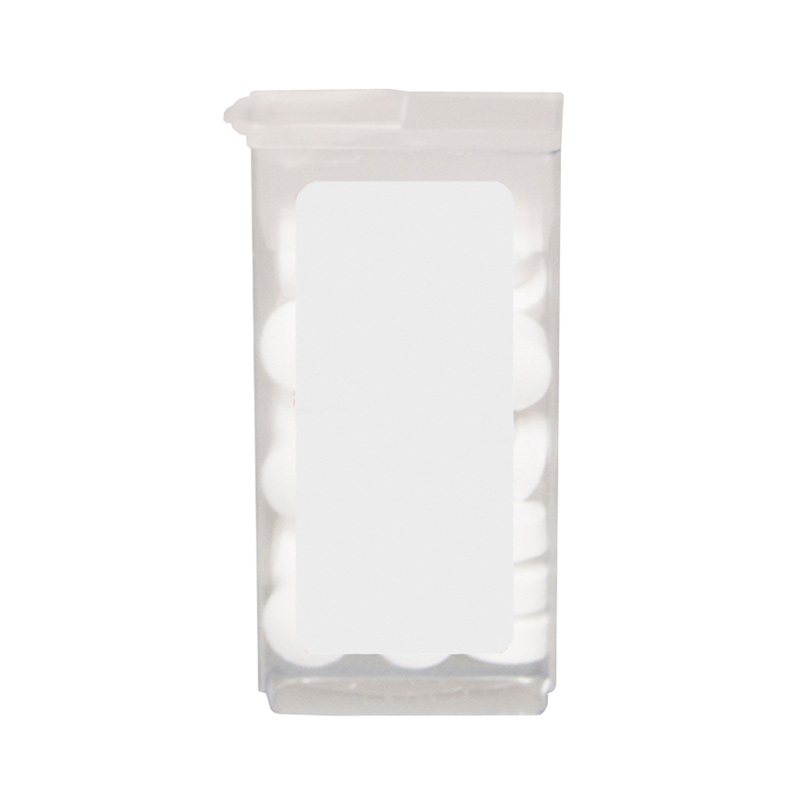 Plastic Dispenser with Mints