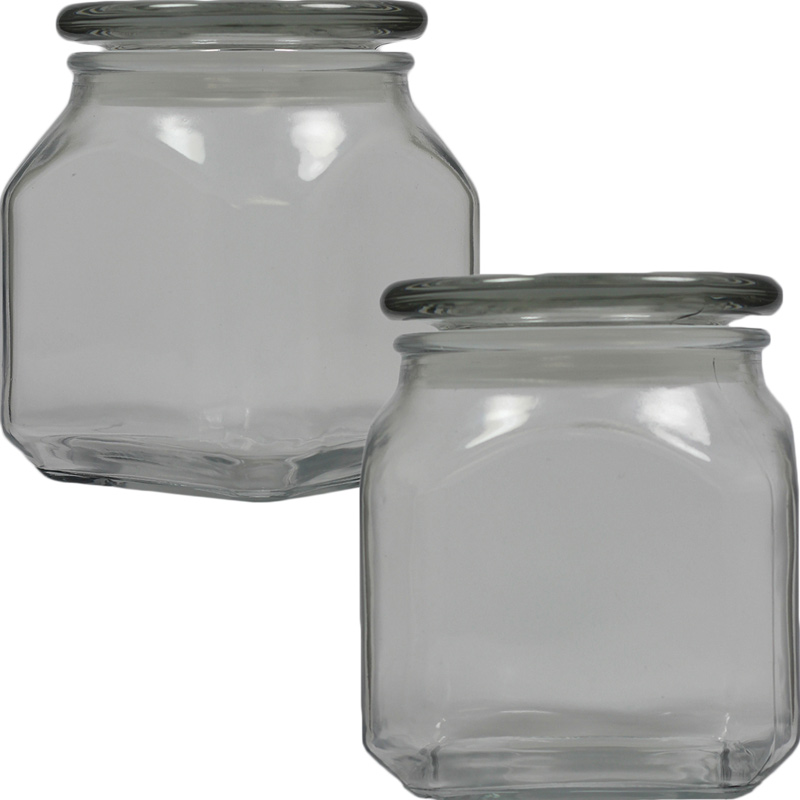 Medium Square Apothecary Jar