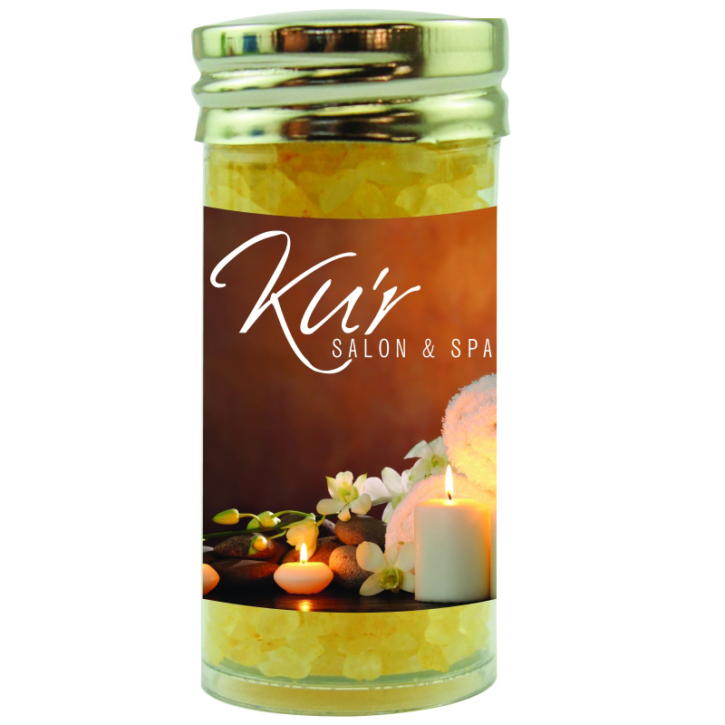 Small Gourmet Plastic Tube w/ Spa Bath Crystals