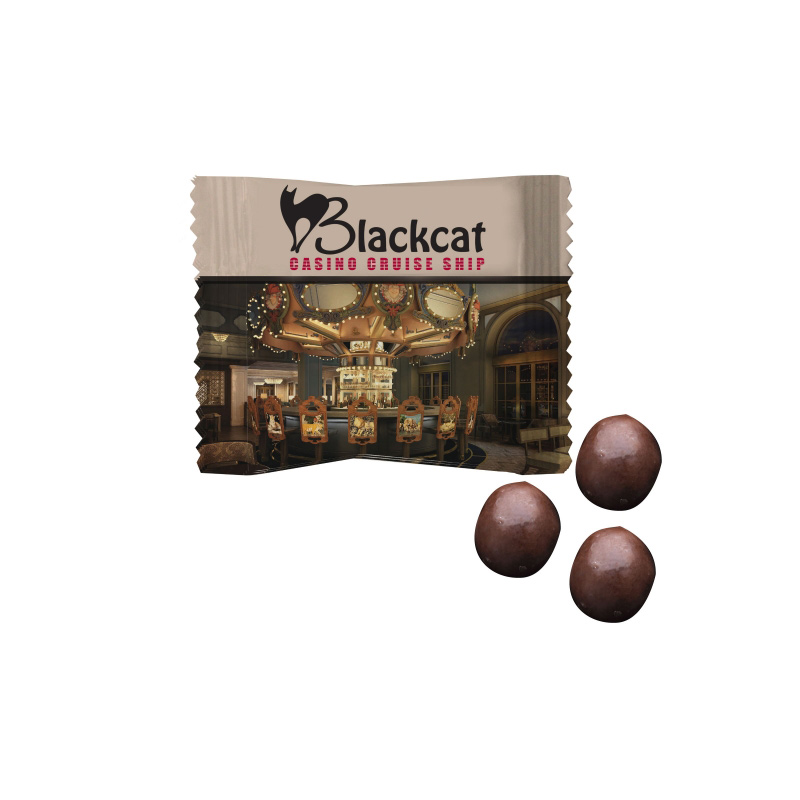 Custom Individually Wrapped Chocolate Covered Espresso Beans
