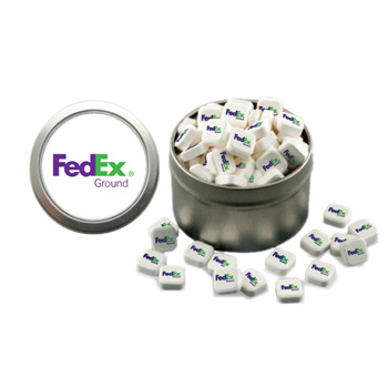 Candy Window Tin with Printed Mints
